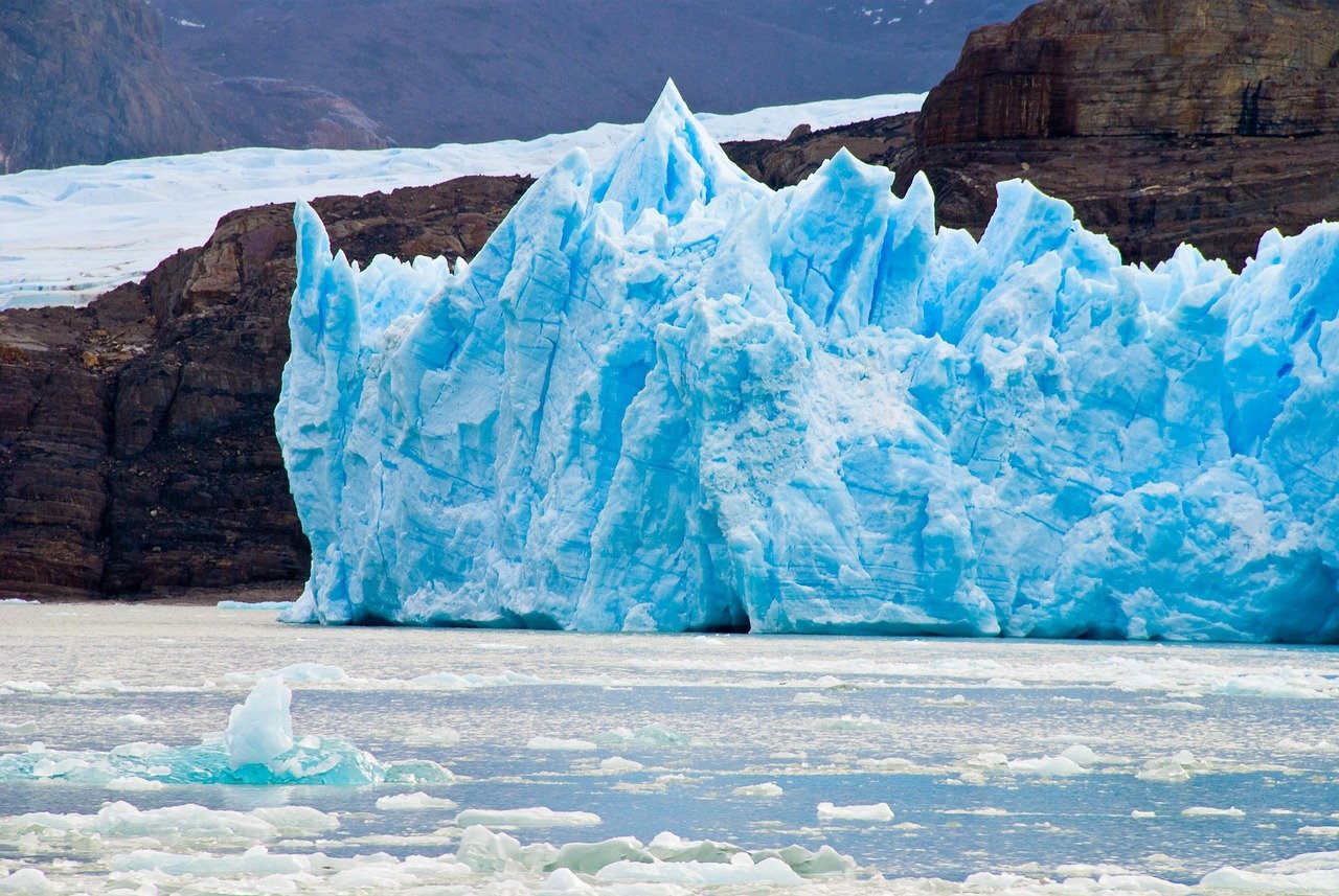 glacier, patagonia, ice, nature, torres del paine, chili